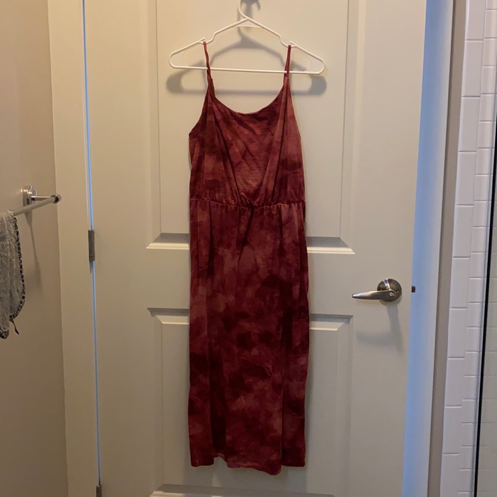 Pink old navy maxi dress
